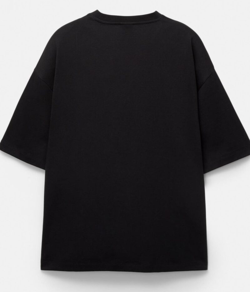 Classic Oversized T-shirt (Black & White) – Image 3